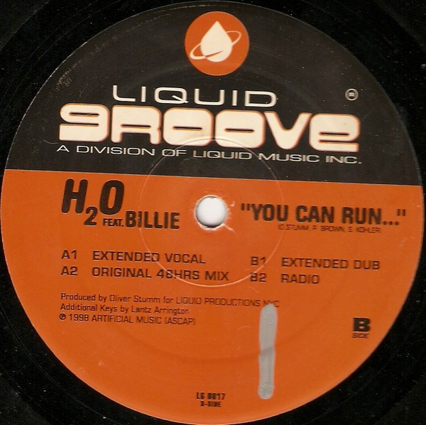 Cover H²O* Feat. Billie - You Can Run... (12) Schallplatten Ankauf