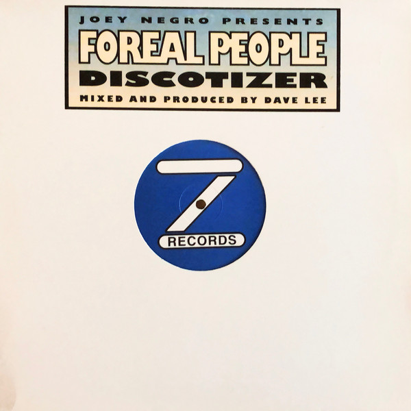 Cover Joey Negro Presents Foreal People - Discotizer (12) Schallplatten Ankauf