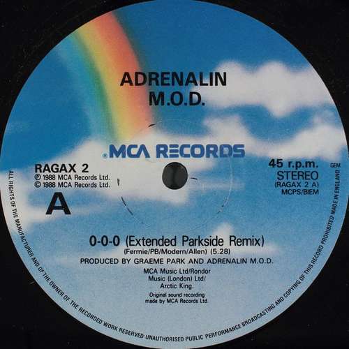Cover Adrenalin M.O.D. - O-O-O (12) Schallplatten Ankauf