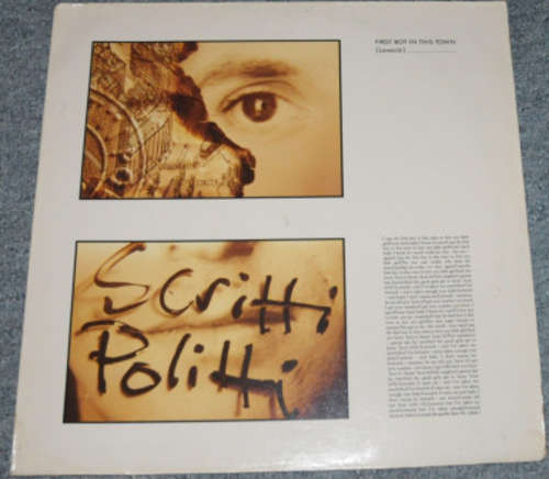 Cover Scritti Politti - First Boy In This Town (Lovesick) (12) Schallplatten Ankauf