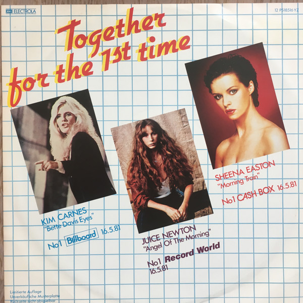 Cover Kim Carnes / Juice Newton / Sheena Easton - Together For The 1st Time (12, S/Sided, Maxi, Ltd, Promo) Schallplatten Ankauf
