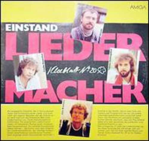 Cover Various - Kleeblatt No. 20 - Einstand Liedermacher (LP, Comp) Schallplatten Ankauf
