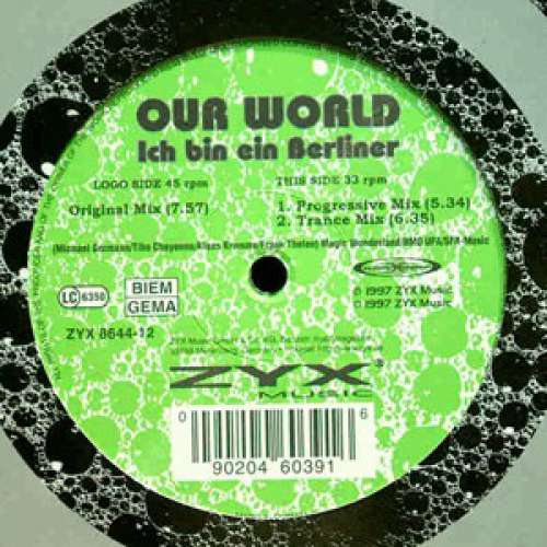 Cover Our World - Ich Bin Ein Berliner (12) Schallplatten Ankauf