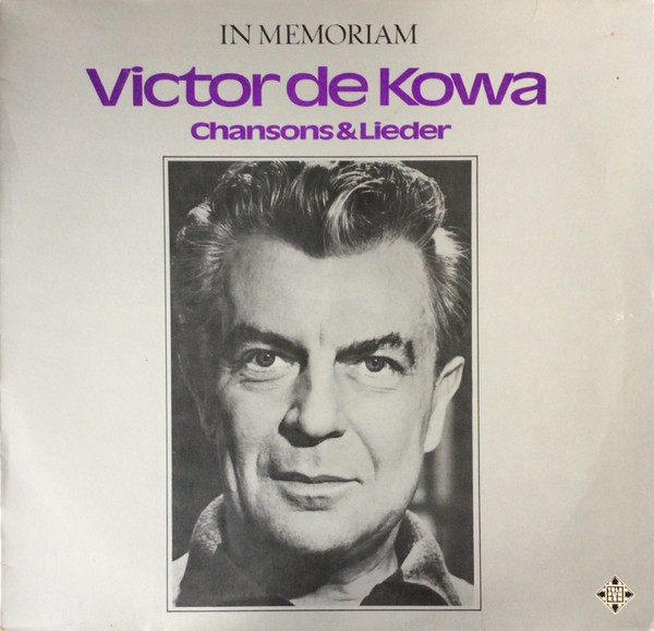 Cover Victor de Kowa - In Memoriam Victor De Kowa (Chansons & Lieder) (LP) Schallplatten Ankauf