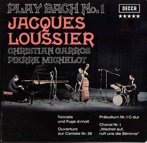 Cover Jacques Loussier / Christian Garros / Pierre Michelot - Play Bach No.1 (LP) Schallplatten Ankauf
