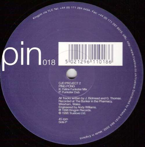 Cover CJD Project 2* - Ping Pong (12) Schallplatten Ankauf