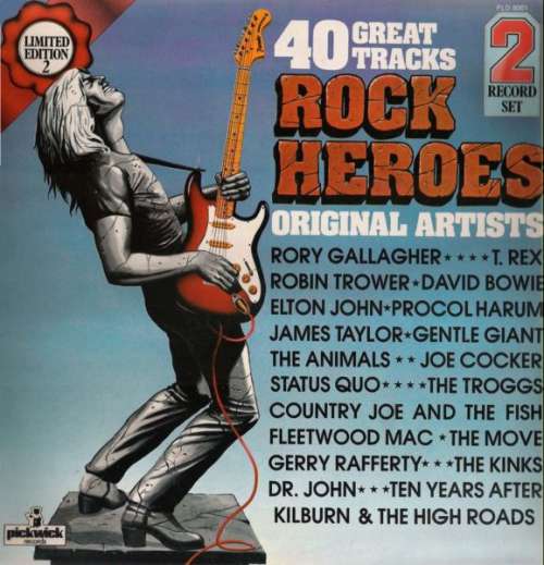 Cover Various - Rock Heroes (2xLP, Comp, Ltd) Schallplatten Ankauf