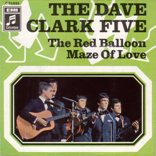 Cover The Dave Clark Five - The Red Balloon / Maze Of Love (7, Single, Mono) Schallplatten Ankauf