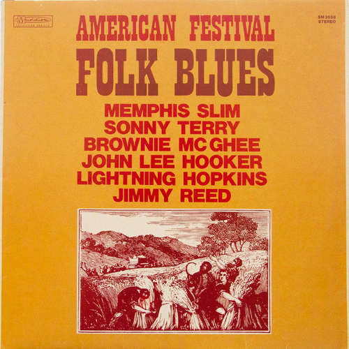 Cover Various - American Festival Folk Blues (LP, Comp) Schallplatten Ankauf