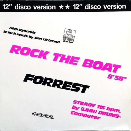 Cover Forrest - Rock The Boat (12) Schallplatten Ankauf