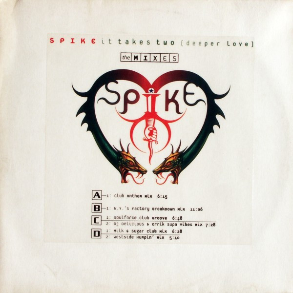 Cover Spike - It Takes Two (Deeper Love) The Mixes (2x12, Promo) Schallplatten Ankauf