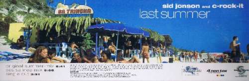 Cover Sid Jonson* And C-Rock-It - Last Summer (12) Schallplatten Ankauf