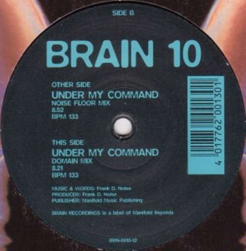 Cover Brain 10* - Under My Command (12) Schallplatten Ankauf