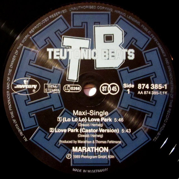 Cover Marathon - Love Park (12) Schallplatten Ankauf
