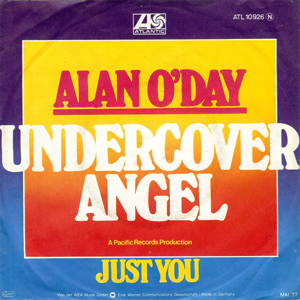Cover Alan O'Day - Undercover Angel (7, Single) Schallplatten Ankauf