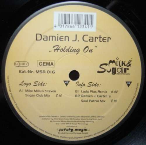 Cover Damien J. Carter - Holding On (12) Schallplatten Ankauf