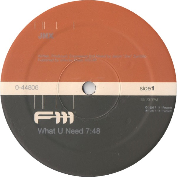 Cover JNX - What U Need (12) Schallplatten Ankauf