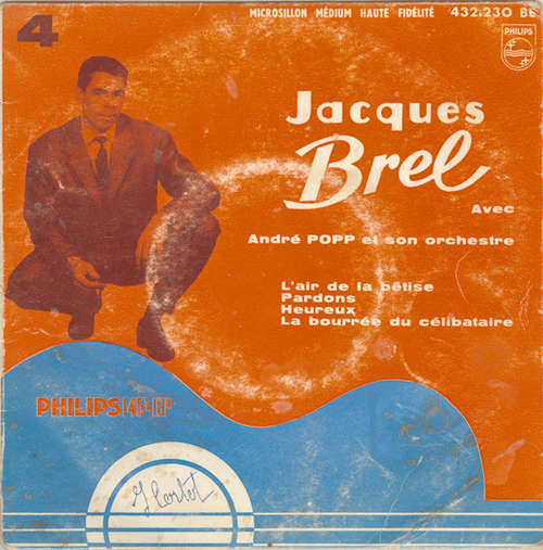 Cover Jacques Brel - 4 (7, EP) Schallplatten Ankauf