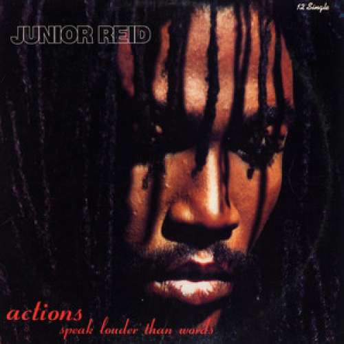 Cover Junior Reid - Actions Speak Louder Than Words (12) Schallplatten Ankauf