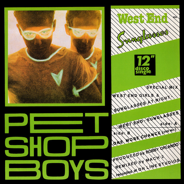 Cover Pet Shop Boys - West End - Sunglasses (12, RE) Schallplatten Ankauf