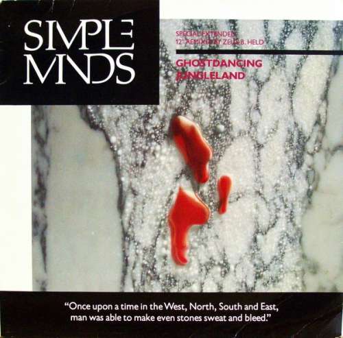Cover Simple Minds - Ghostdancing / Jungleland (12, Single) Schallplatten Ankauf