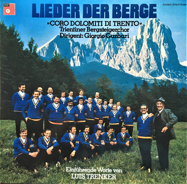 Bild Coro Dolomiti Di Trento - Lieder Der Berge (LP) Schallplatten Ankauf
