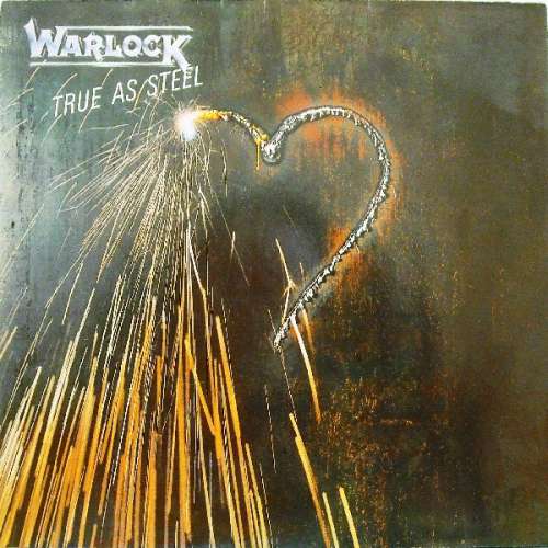 Cover Warlock (2) - True As Steel (LP, Album) Schallplatten Ankauf