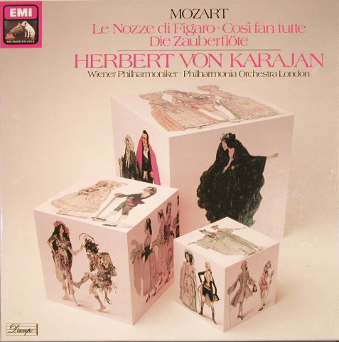 Cover Wolfgang Amadeus Mozart - Le Nozze Di Figaro ∙ Cosi Fan Tutte ∙ Die Zauberflöte - Karajan Dirigiert Mozart-Opern (9xLP + Box, Comp) Schallplatten Ankauf