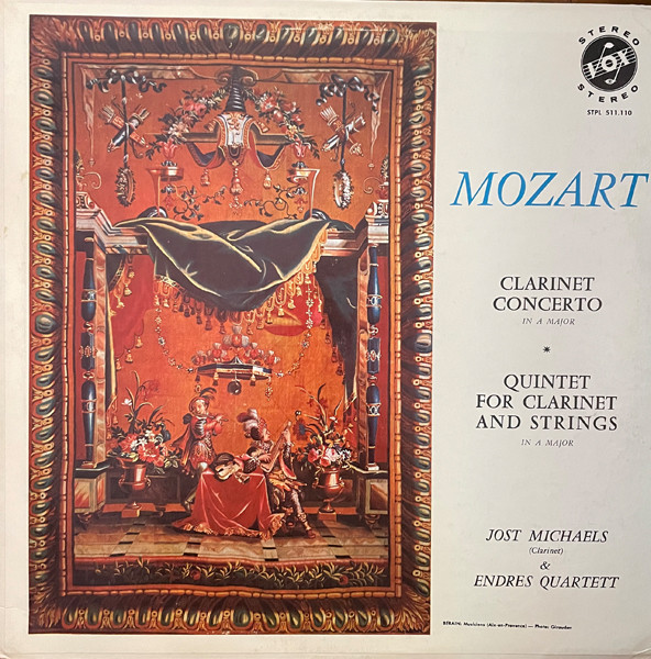 Cover Mozart*, Jost Michaels, Westphalia Symphony Orchestra*, Hubert Reichert, Endres Quartet* - Clarinet Concerto / Clarinet Quintet (LP, RE) Schallplatten Ankauf