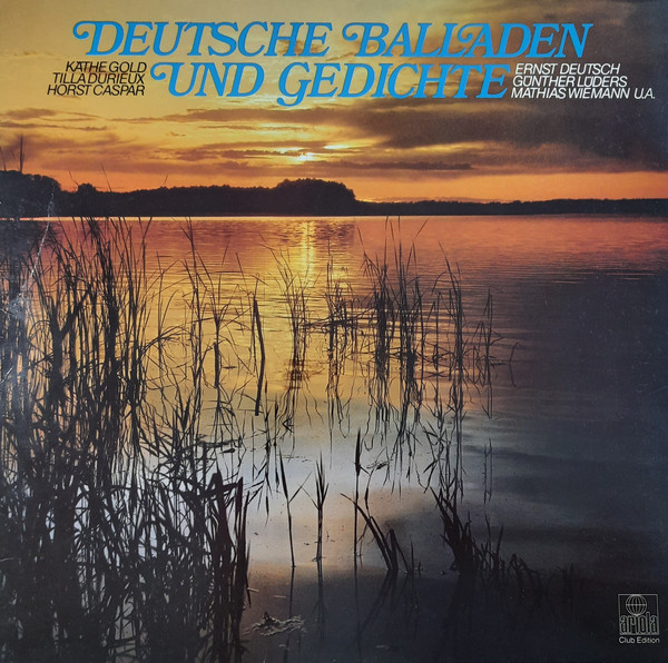 Cover Various - Deutsche Balladen Und Gedichte (LP, Comp, Club) Schallplatten Ankauf