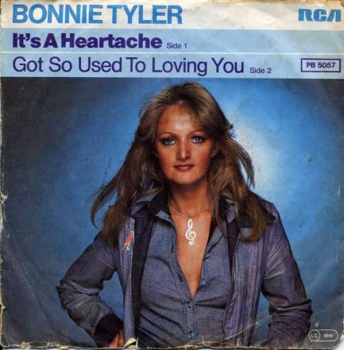 Cover Bonnie Tyler - It's A Heartache (7, Single) Schallplatten Ankauf