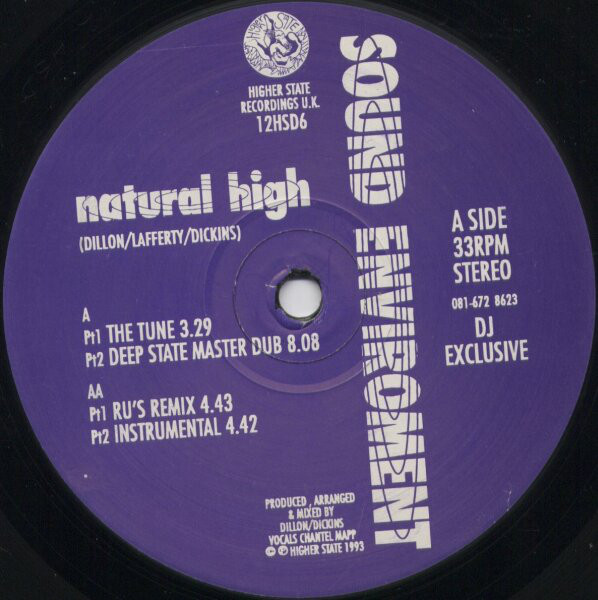 Cover Sound Environment - Natural High (12) Schallplatten Ankauf