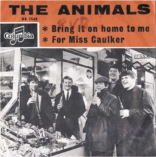 Cover The Animals - Bring It On Home To Me / For Miss Caulker (7, Single) Schallplatten Ankauf