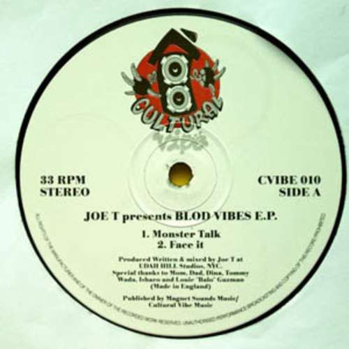 Cover Joe T* - Blod Vibes E.P. (12, EP) Schallplatten Ankauf
