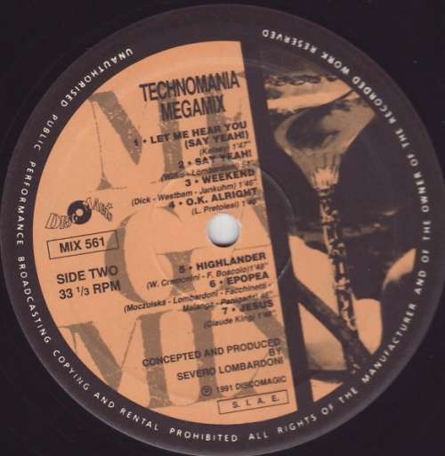 Cover Various - Technomania Megamix (12, Mixed) Schallplatten Ankauf