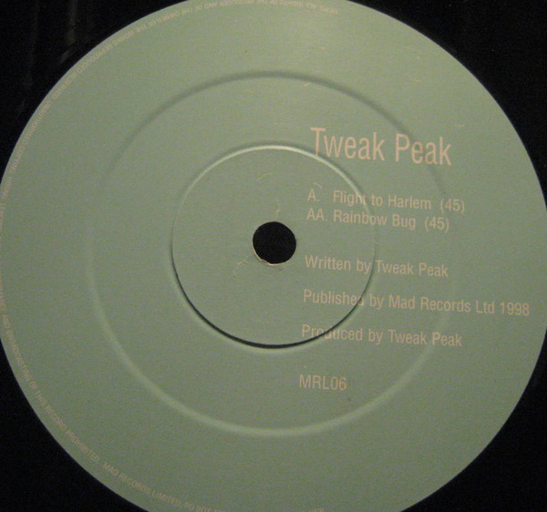 Cover Tweak Peak - Flight To Harlem / Rainbow Bug (12) Schallplatten Ankauf