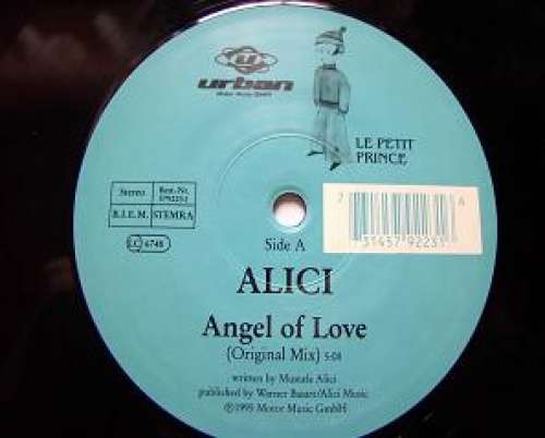 Cover Alici - Angel Of Love (12) Schallplatten Ankauf