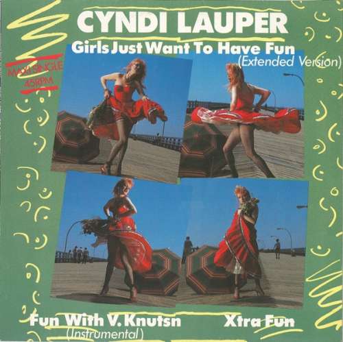 Cover Cyndi Lauper - Girls Just Want To Have Fun (12, Maxi) Schallplatten Ankauf