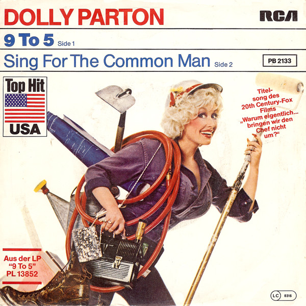 Cover Dolly Parton - 9 To 5 (7, Single) Schallplatten Ankauf