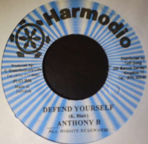 Cover Anthony B - Defend Yourself (7, Single) Schallplatten Ankauf