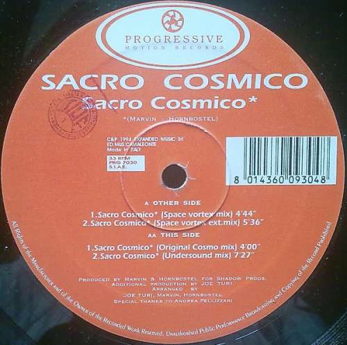 Cover Sacro Cosmico - Sacro Cosmico (12, Single) Schallplatten Ankauf