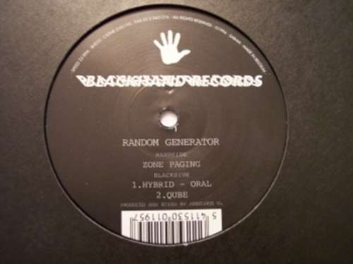 Cover Random Generator - Zone Paging (12) Schallplatten Ankauf