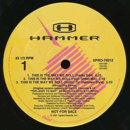 Cover Hammer* - This Is The Way We Roll (12, Promo) Schallplatten Ankauf