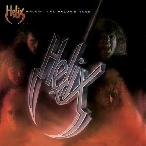 Cover Helix (3) - Walkin' The Razor's Edge (LP, Album) Schallplatten Ankauf