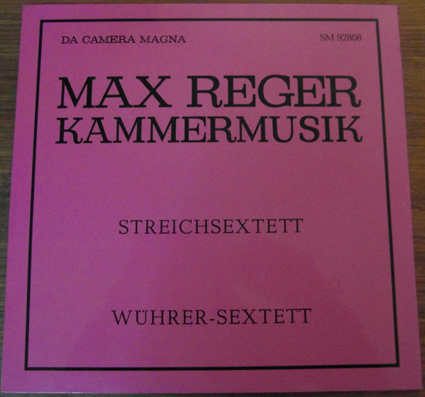 Cover Max Reger - Kammermusik (LP) Schallplatten Ankauf