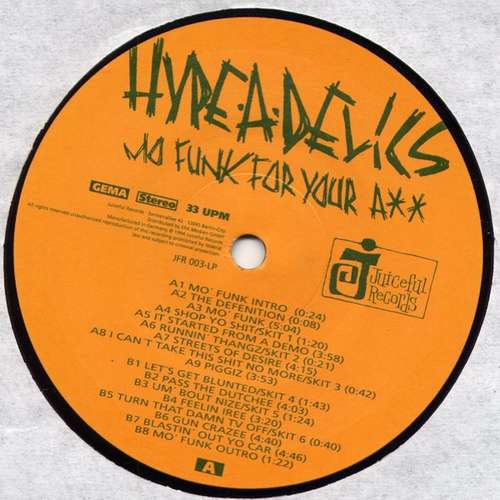 Cover Hype-A-Delics - Mo' Funk For Your Ass (LP, Album) Schallplatten Ankauf