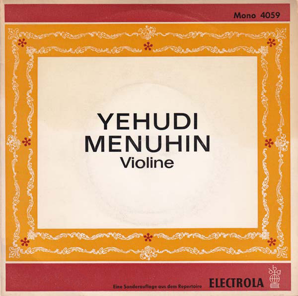 Cover Yehudi Menuhin - Violine (7, Single) Schallplatten Ankauf