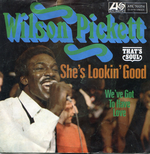 Cover Wilson Pickett - She's Lookin' Good (7, Single) Schallplatten Ankauf