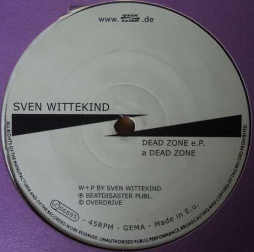 Cover Sven Wittekind - Dead Zone E.P. (12, EP) Schallplatten Ankauf