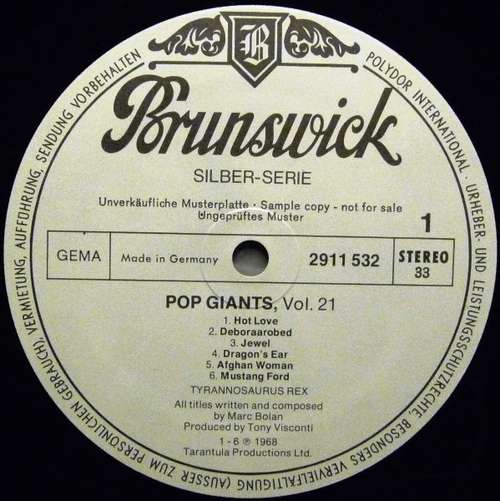 Cover Pop Giants, Vol. 21 Schallplatten Ankauf